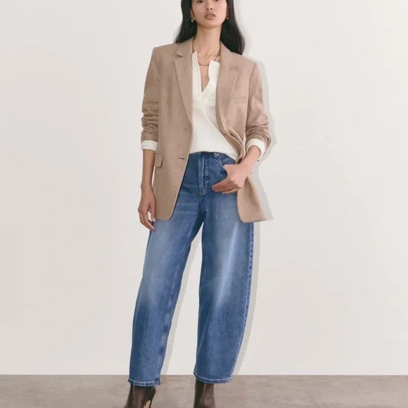 NWT Everlane The Waffle Henley Long Sleeve Top - Picture 5 of 13